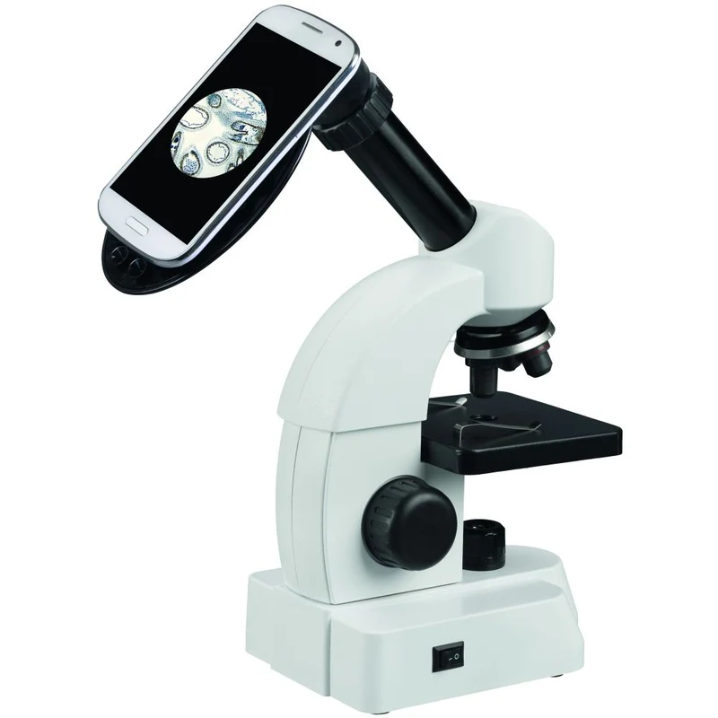 Bresser Junior 40-640x Microscope with Smart Accessorees with QR Code for Extra Information