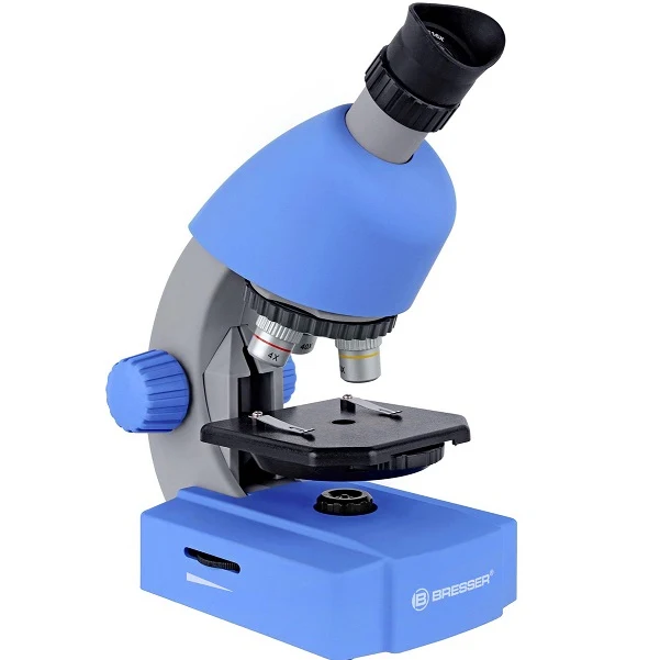 BRESSER JUNIOR Mikroskop 40x-640x blau