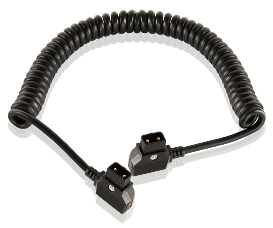 Shape D-Tap male to D-Tap male cable coiled 50cm