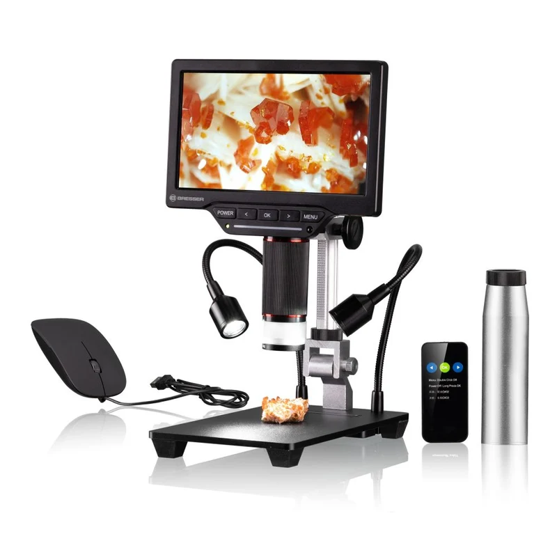 Bresser WLAN 1080P Digitalmikroskop 2L mit LCD-Bildschirm