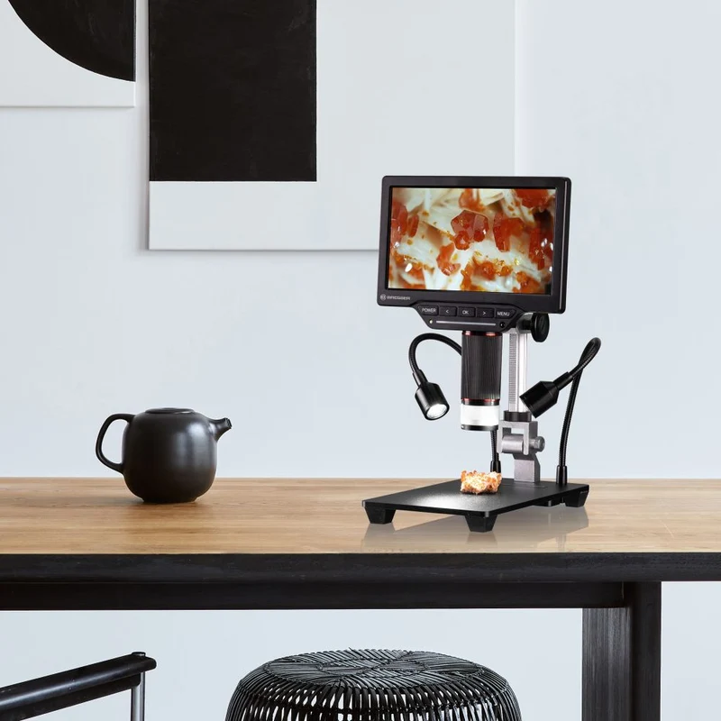 Bresser WLAN 1080P Digitalmikroskop 2L mit LCD-Bildschirm