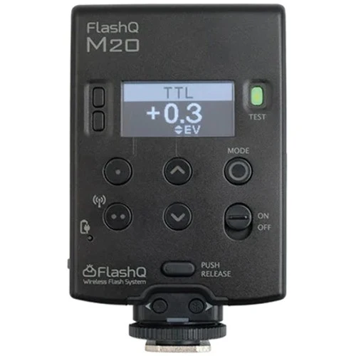 FlashQ M20 mit einem Sender (für FUJIFILM TTL)