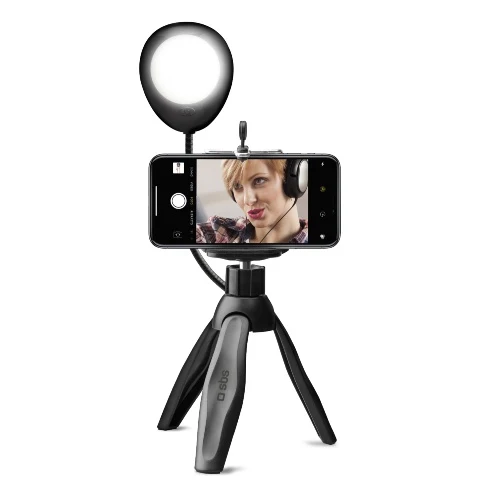 SBS Selfie-Stativ mit Licht