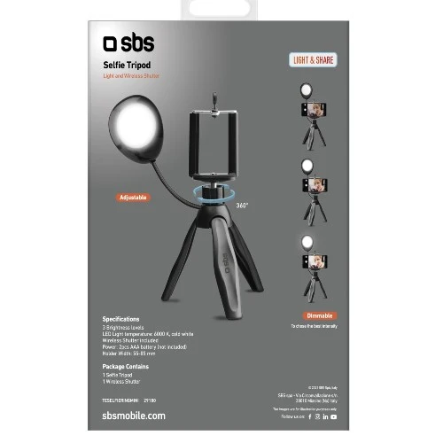SBS Selfie-Stativ mit Licht