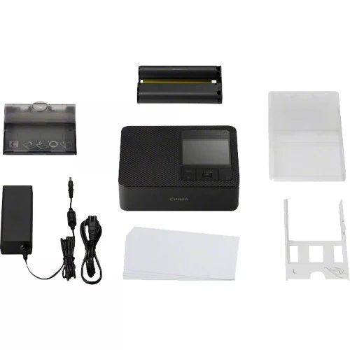 Canon SELPHY CP1500 Black + RP-108 Paper 10X15, 108 Prints