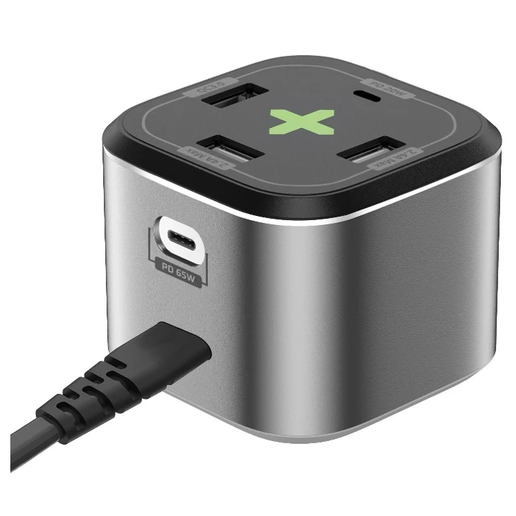 Celly Power Station 65W, 5 USB Ports of which 2x USB-C