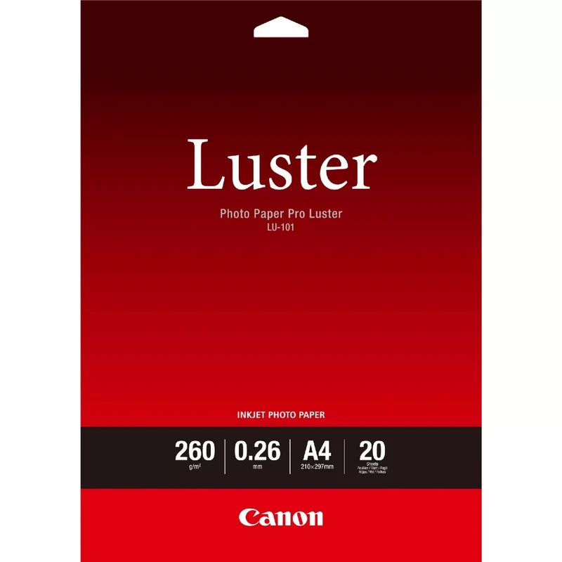 Canon LU-101 Photo Paper Pro Luster A4 20 Blatt 260g