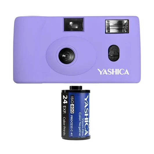 Yashica MF1 lavender Set mit Film