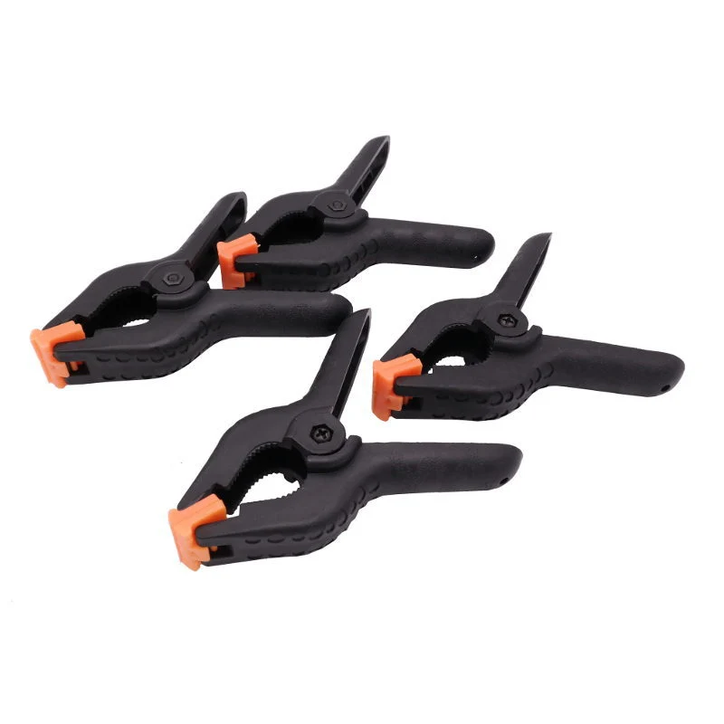 Caruba Background Clamp black/orange small (4pcs)