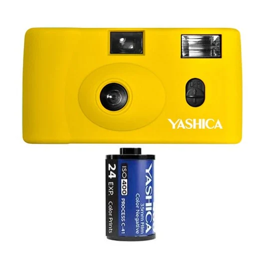 Yashica MF1 yellow Set mit Film