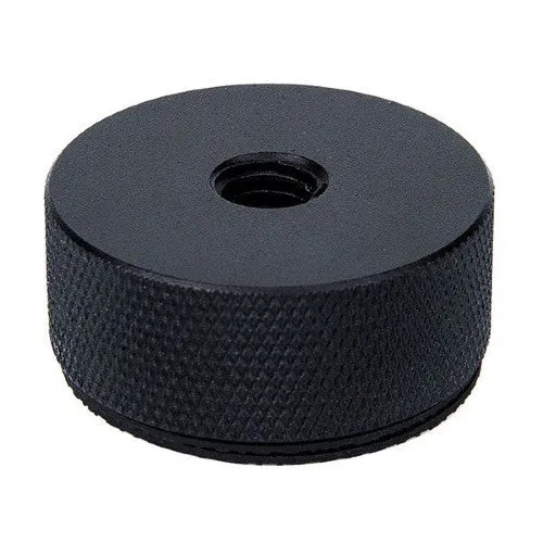 Caruba adapter screw 1/4"M 3/8"F with metal grip & rubber cover