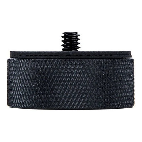 Caruba adapter screw 1/4"M 3/8"F with metal grip & rubber cover