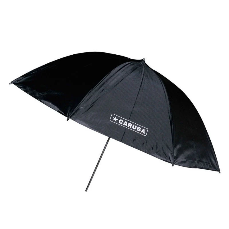 Caruba Schirm Weiß + Schwarze Abdeckung 153cm