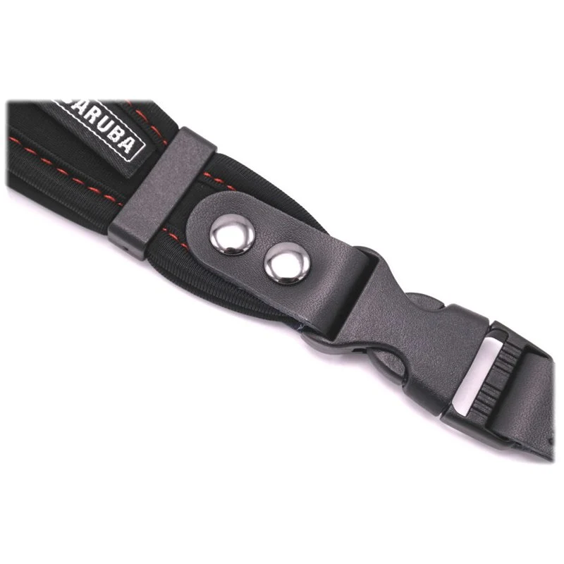 Caruba Neopren-Armband (Schwarz + Rot)