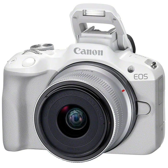 Canon EOS R50 Weiß + RF-S 18-45mm IS STM