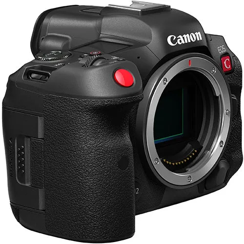 Canon EOS R5 C + Tascam CA-XLR2d-C XLR-Mikrofonadapter für Canon