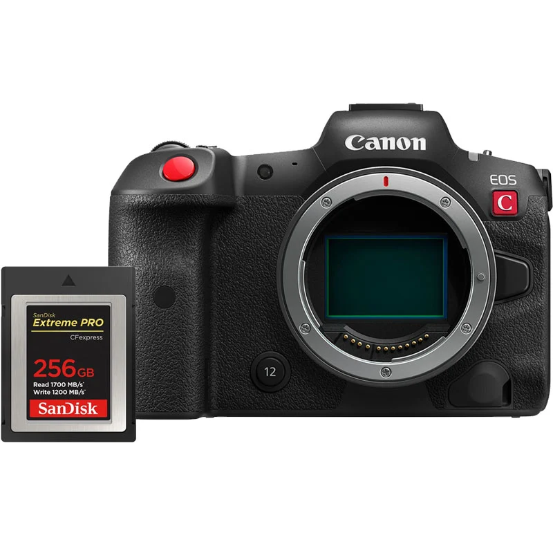 Canon EOS R5 C + Sandisk CF Express Extreme Pro 256 GB 1700/1200 MB/s Typ B