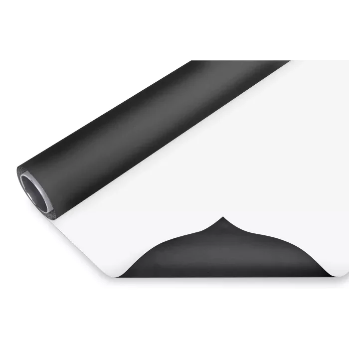 Bresser Vinyl Black/White Matte 2X6m Background Roll