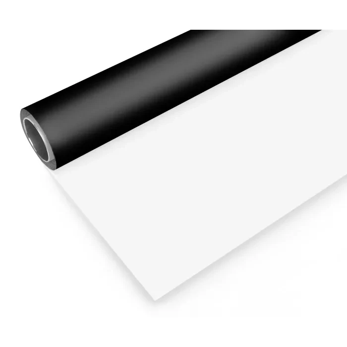 Bresser Vinyl Black/White Matte 2X6m Background Roll