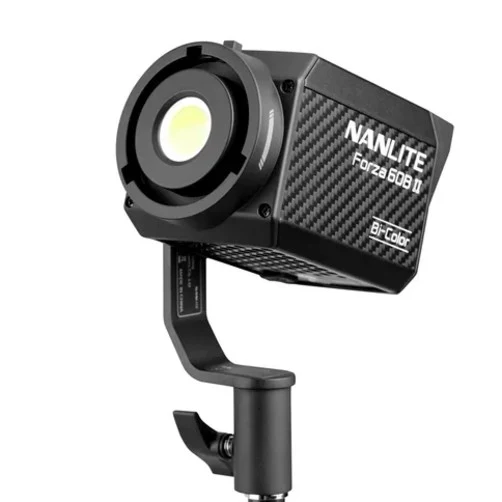 Nanlite Forza 60B II LED dual kit (w/ case, light stand, fresnel and softbox)