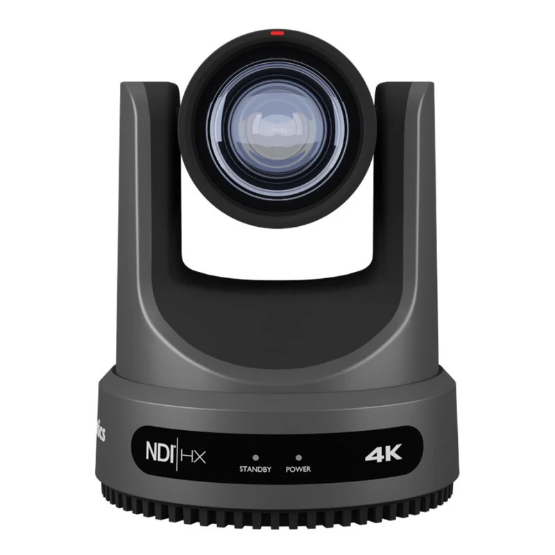 PTZOptics Move 4K, a 3th Gen PTZ camera, 12x Optical Zoom grey