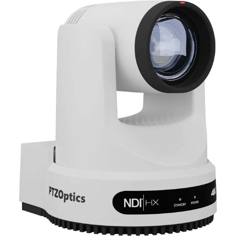 PTZOptics Move 4K, a 3th Gen PTZ Kamera, 12X Optical Zoom white