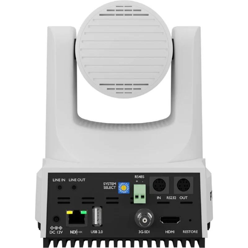 PTZOptics Move 4K, a 3th Gen PTZ Kamera, 12X Optical Zoom white