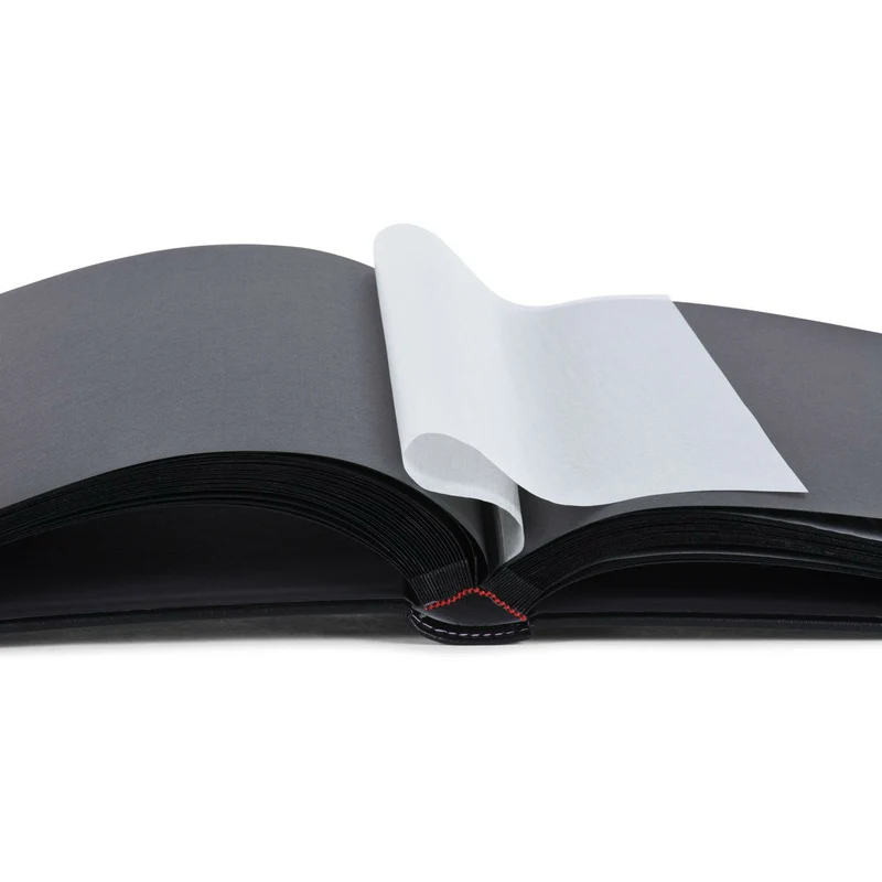 Henzo Lonzo Black Photo Album with black pages