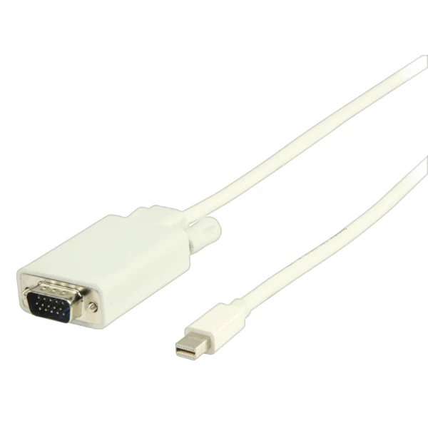 Valueline Mini DisplayPort - VGA 15 Pin 2,0 m Weiß