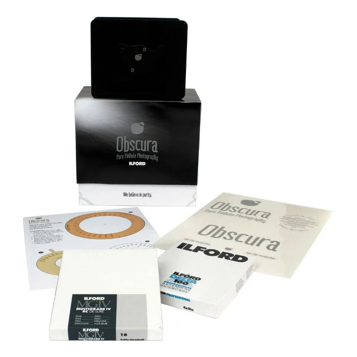 Harman Obscura Kamera 4x5" von Ilford Set