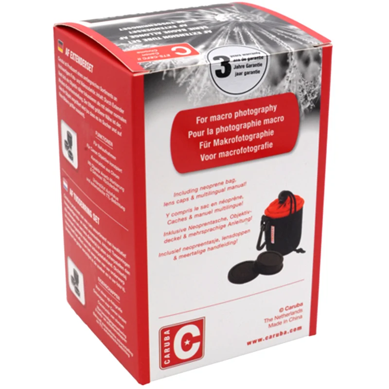 Caruba Extension tube set Canon M-Series Aluminium