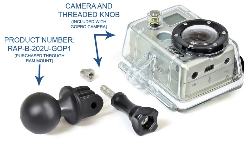 Rammount Custom GoPro Adapter