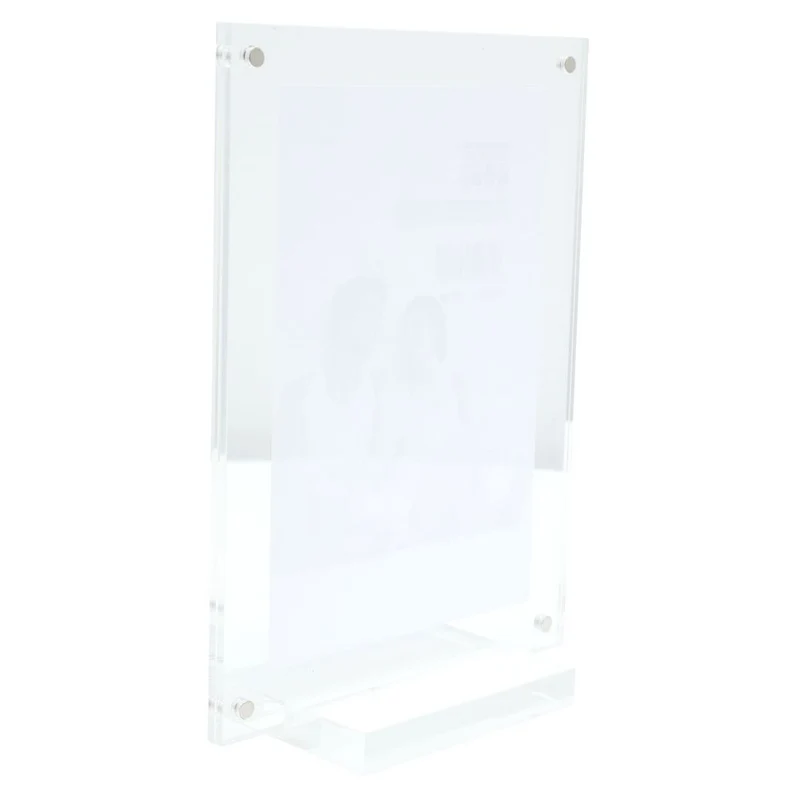Deknudt Magnetic and transparent photo frame 6mm thick with base 10x15 S58SC1