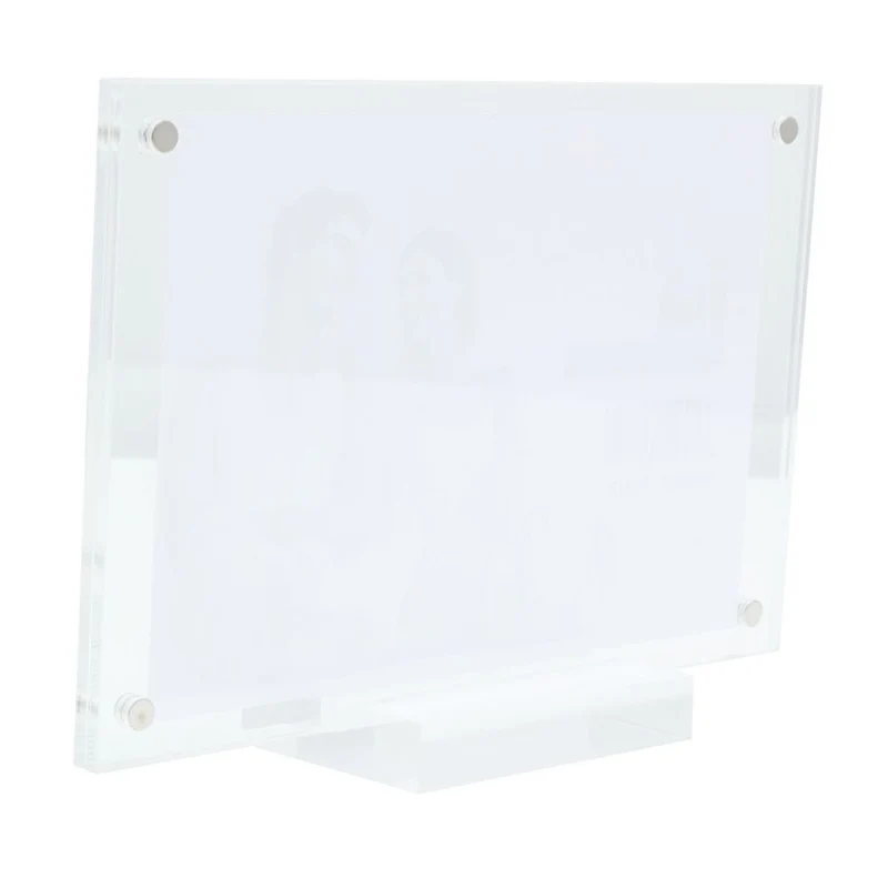 Deknudt Magnetic and transparent photo frame 6mm thick with base 10x15 S58SC1