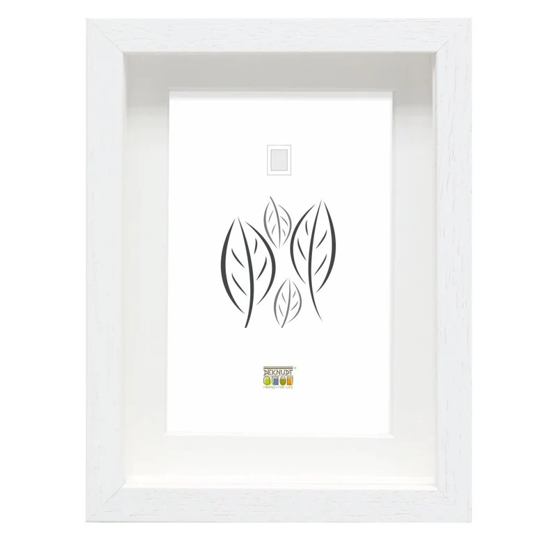 Deknudt White wooden frame to frame objects 30x30 S223K1
