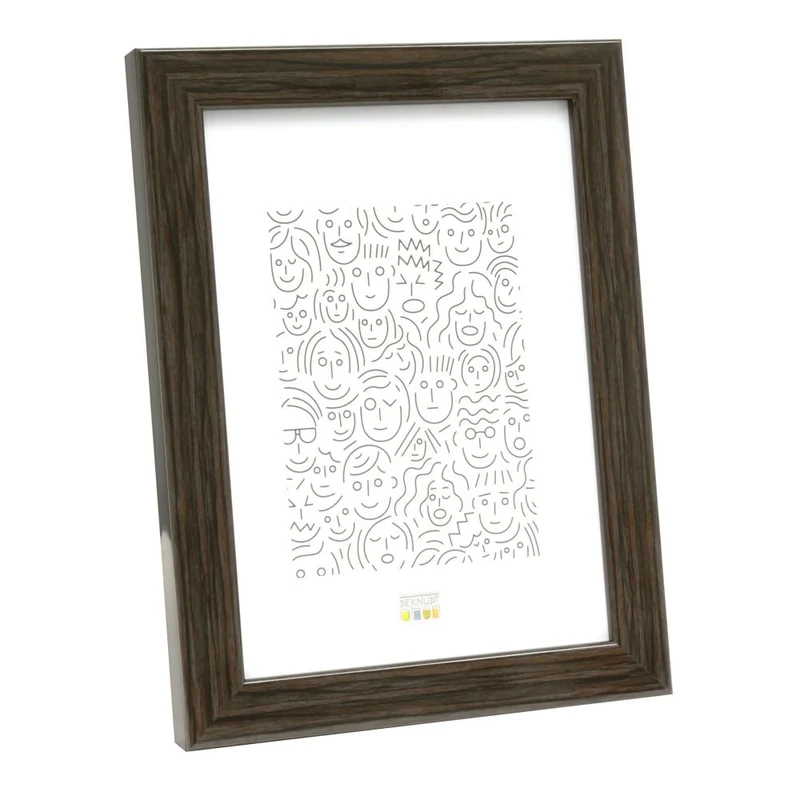 Deknudt Narrow frame in grey-brown root wood colour 10x15 S46RH7