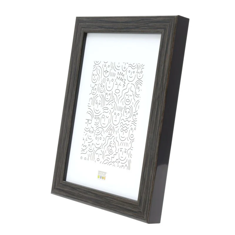 Deknudt Narrow frame in grey-brown root wood colour 10x15 S46RH7