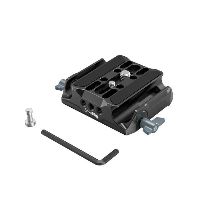 SmallRig 3357 LWS-Universalgrundplatte mit doppelter 15-mm-Stangenklemme