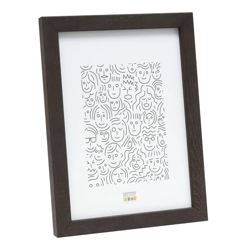 Deknudt Narrow wooden frame in dark brown 20x30 S43AH2