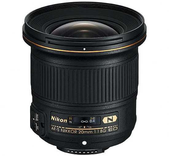 Nikon AF-S 20mm f/1.8G ED FX