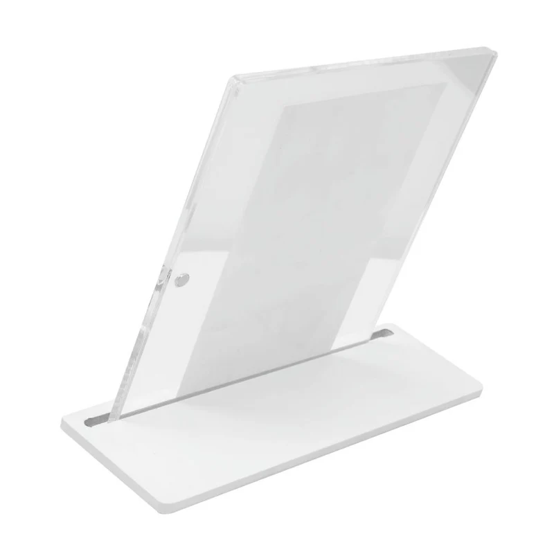 Deknudt Transparenter Fotorahmen 5,4mm dick mit weißem Ständer 13x18 S58SD1
