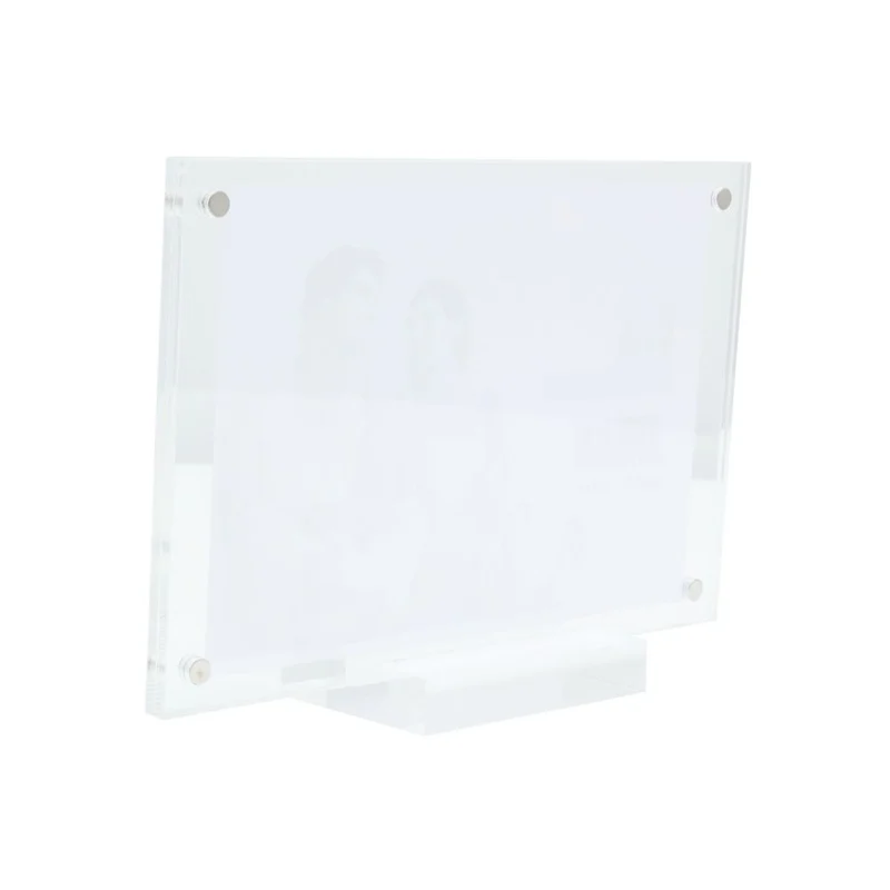 Deknudt Magnetic and transparent photo frame 6mm thick with base 20x20 S58SC1