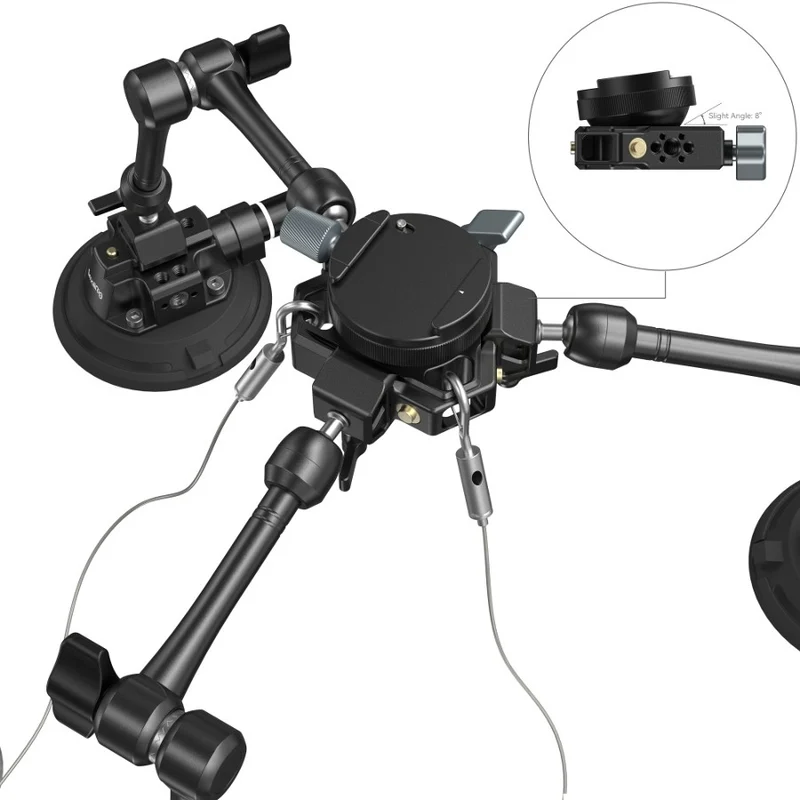 SmallRig 3565 4-Arm-Saugnapf-Kamerahalterungsset SC-15K