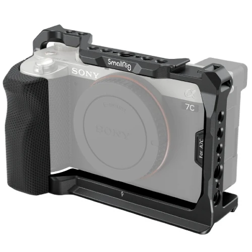 SmallRig 3212 Cage, Kamerakäfig, mit seitlichem Griff für die Kamera A7C von Sony