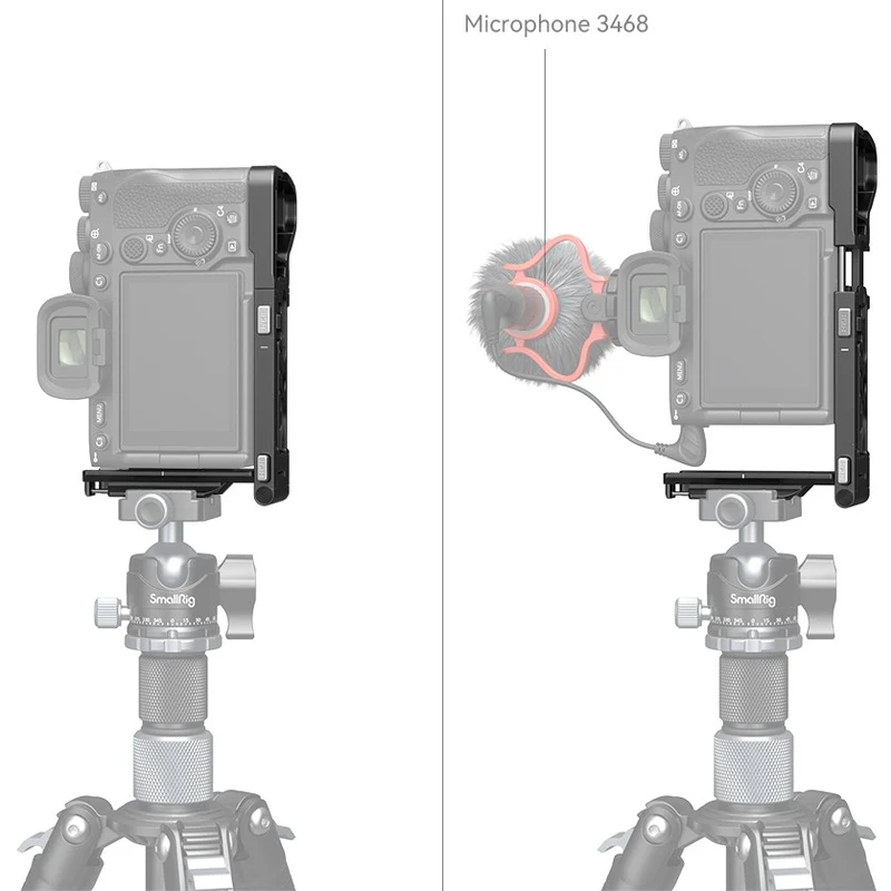 SmallRig 3984 Faltbares L-Halterung für Sony Alpha 7R V / Alpha 7 IV / Alpha 7S III