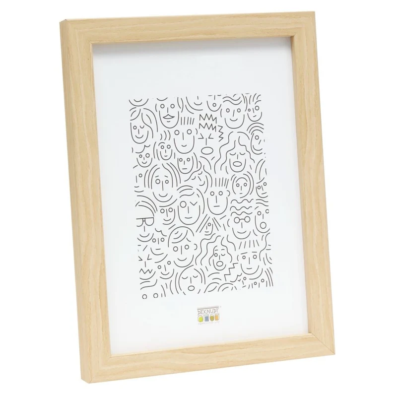 Deknudt Narrow frame in natural wood 15x20 S43AH1