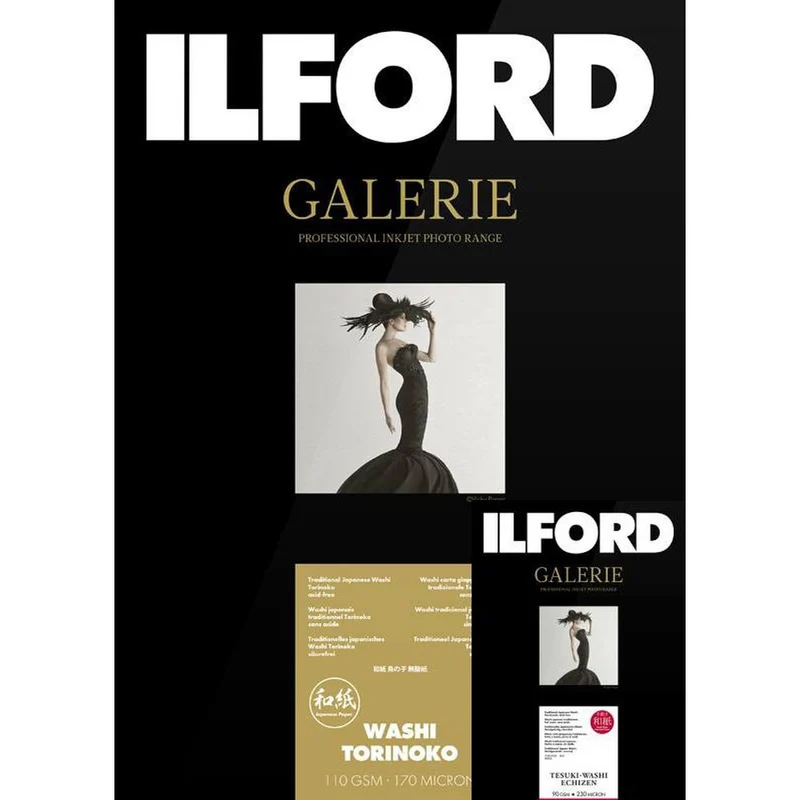 Ilford GALLERY Washi Discovery Pack A4 - 210mm x 297mm 18 sheets