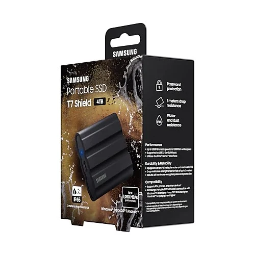 Samsung Portable SSD T7 Shield 4TB schwarz