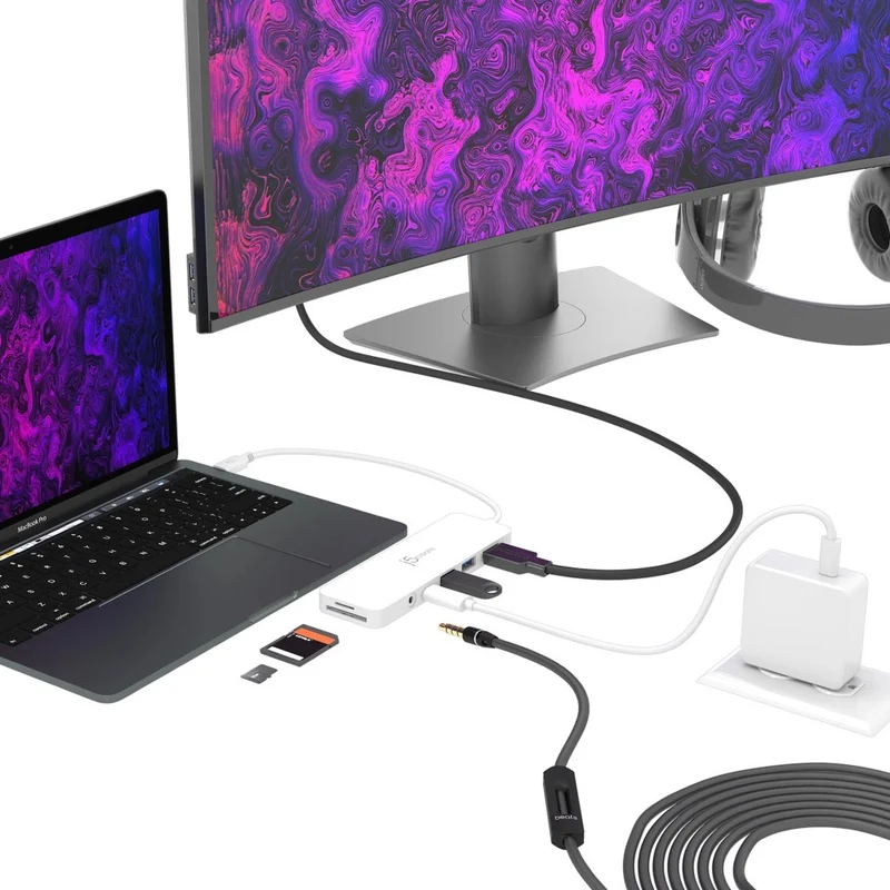 j5create USB-C® Multi-Port Hub with Power Delivery