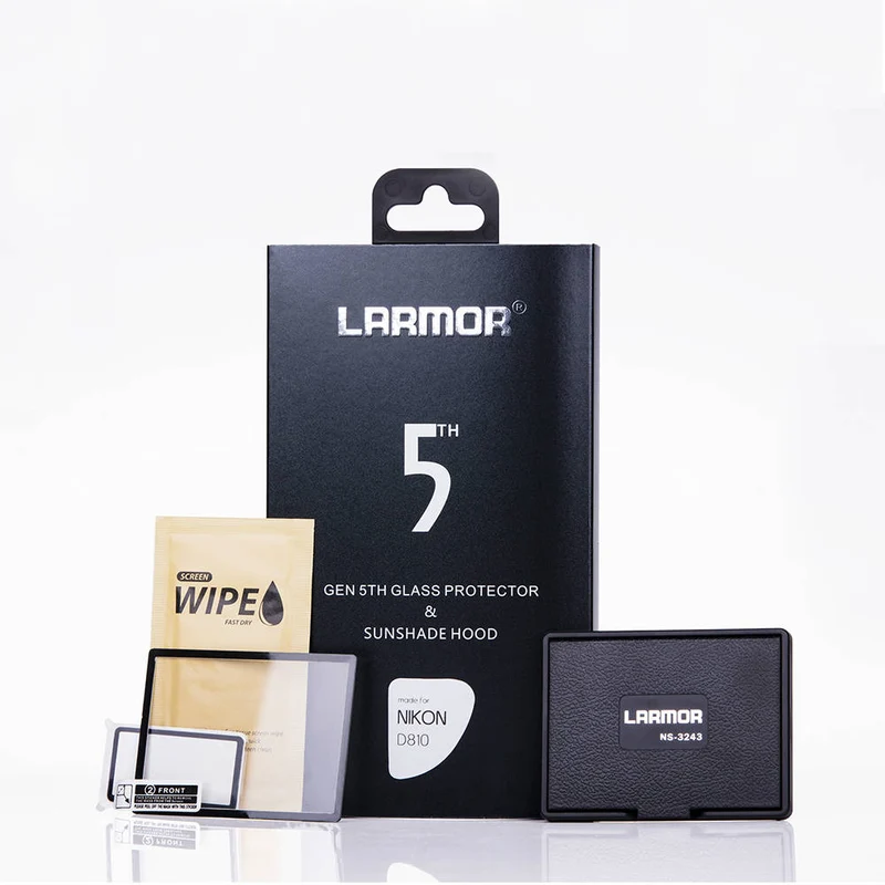 Larmor V screen protector Fujifilm GFX-50S/GFX-50R Screen + Shade